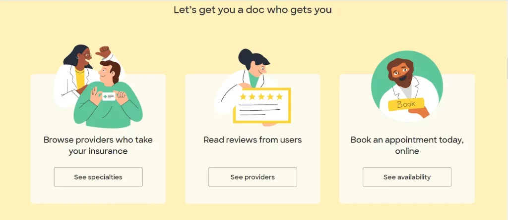 Image that shows how patients can choose suitable times and preferred specialists and attach their earlier records