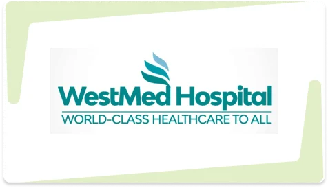 Logo of Westmed hospital in Pondicherry