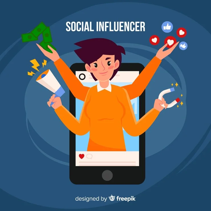 Graphic showing- Influencer partnerships can enhance brand visibility and credibility