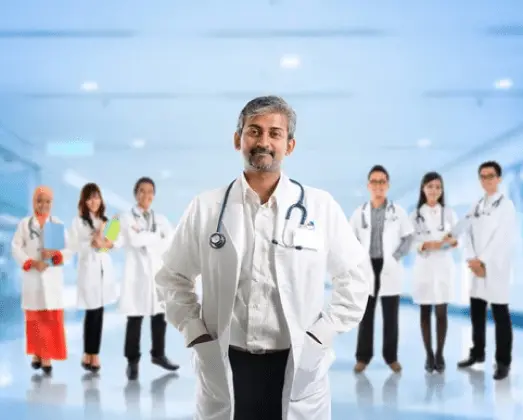 An image of individual healthcare practitioners