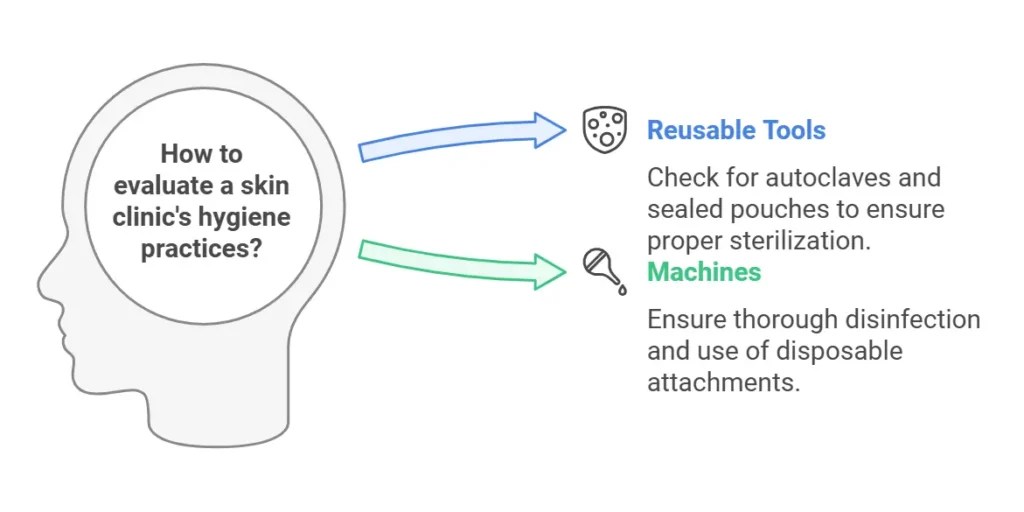 skin clinic hygiene practices