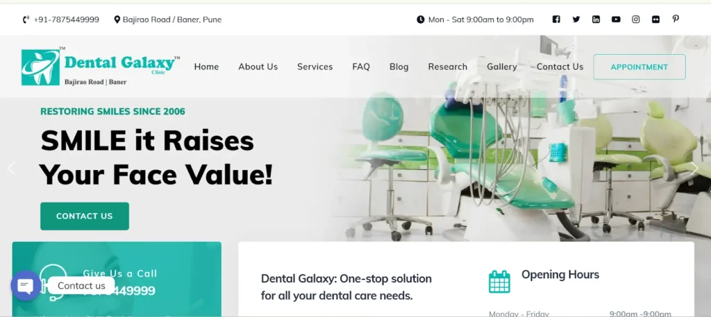 website banner image of- Dental Galaxy