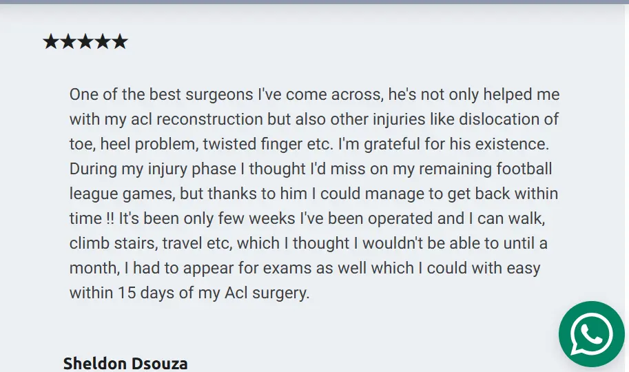 Dr. M.T. Khan patient testimonial