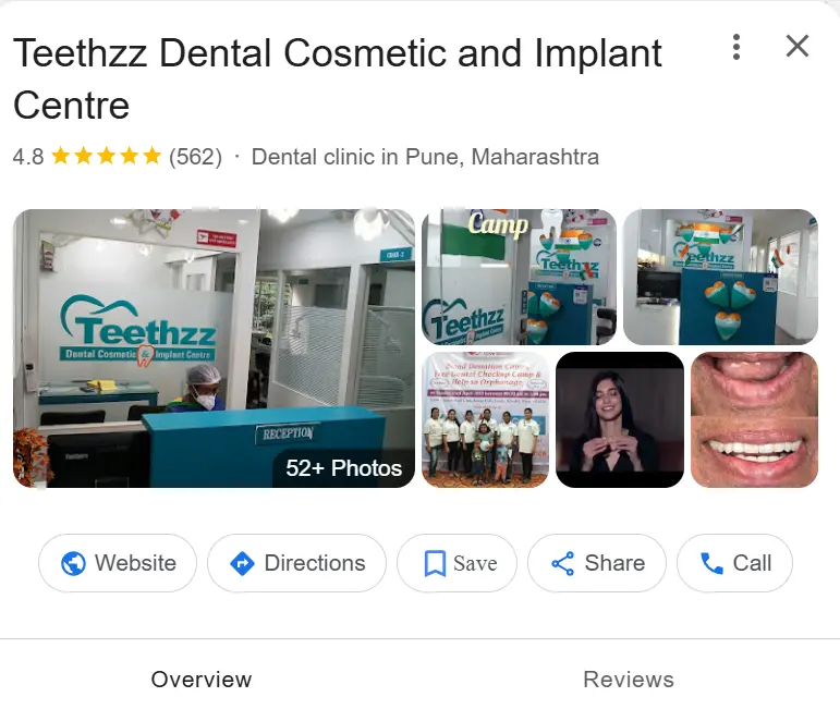 Teethzz Dental Cosmetic Implant Center business profile