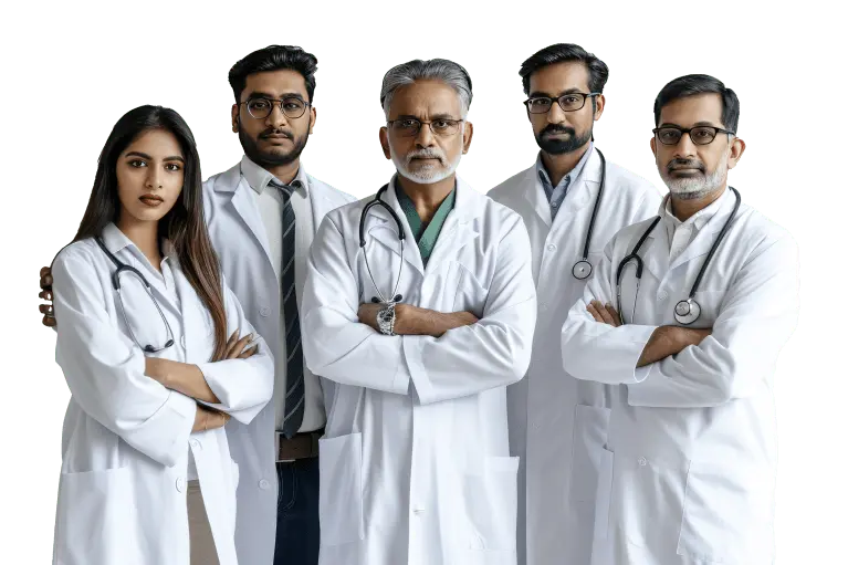 group of doctors