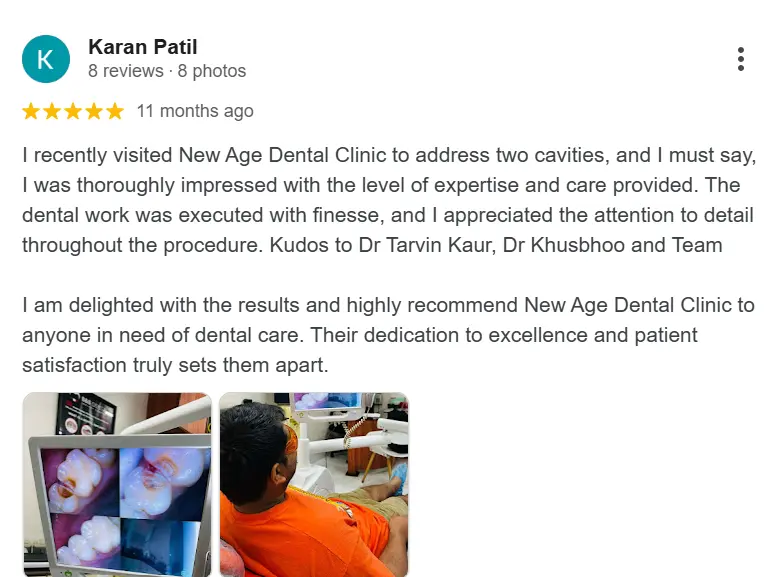 patient review New Age Dental Care