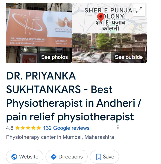 Dr. Priyanka Sukthankar – Specialist in Spine and Musculoskeletal Disorders- business profile