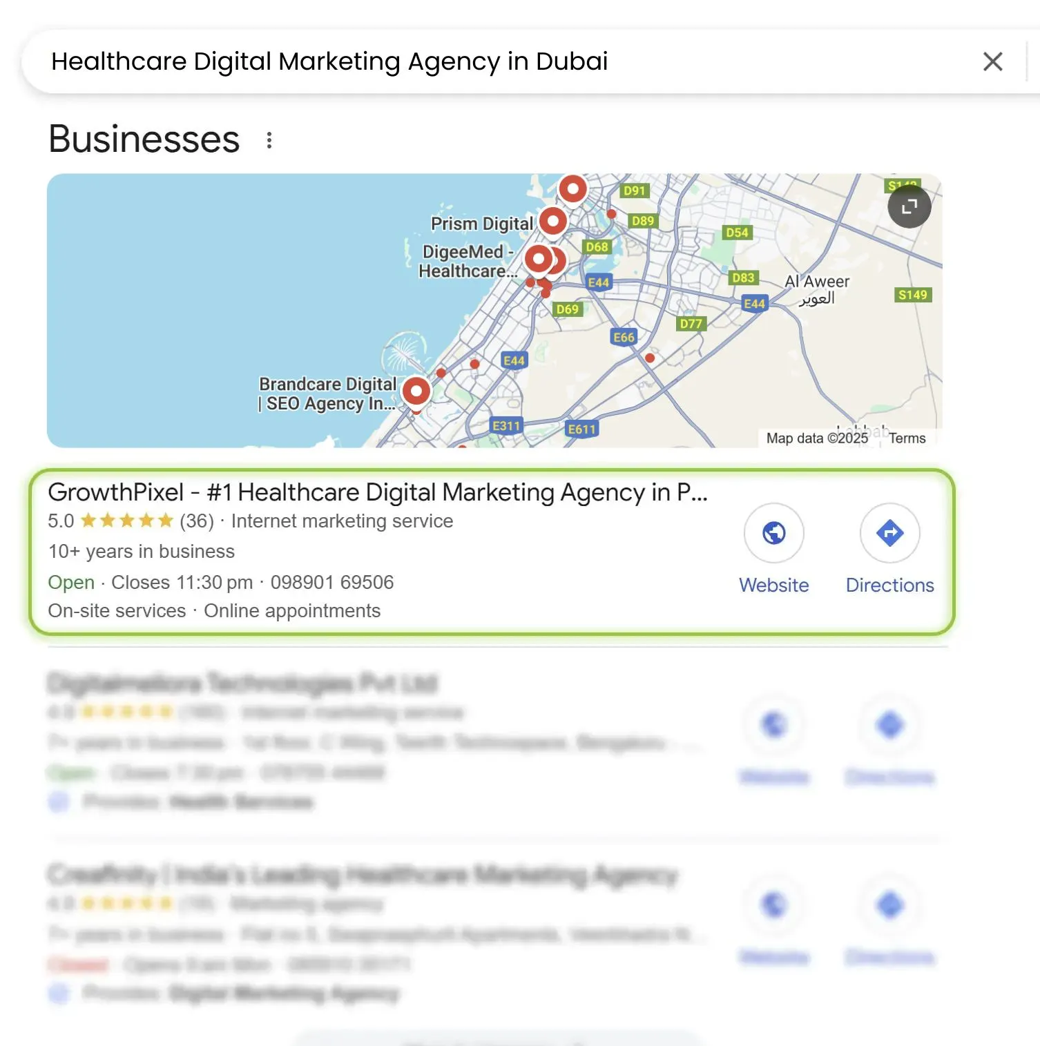 Healthcare Digital Marketing Agency in Dubai Rankings