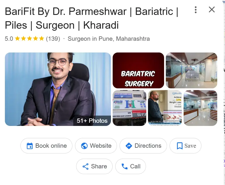 BariFit by Dr. Parmeshwar - Bariatric Surgeon Clinic exterior