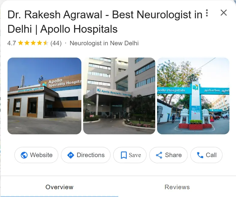 Dr. Rakesh Agrawal - Best Neurologist in Delhi -Apollo Hospitals