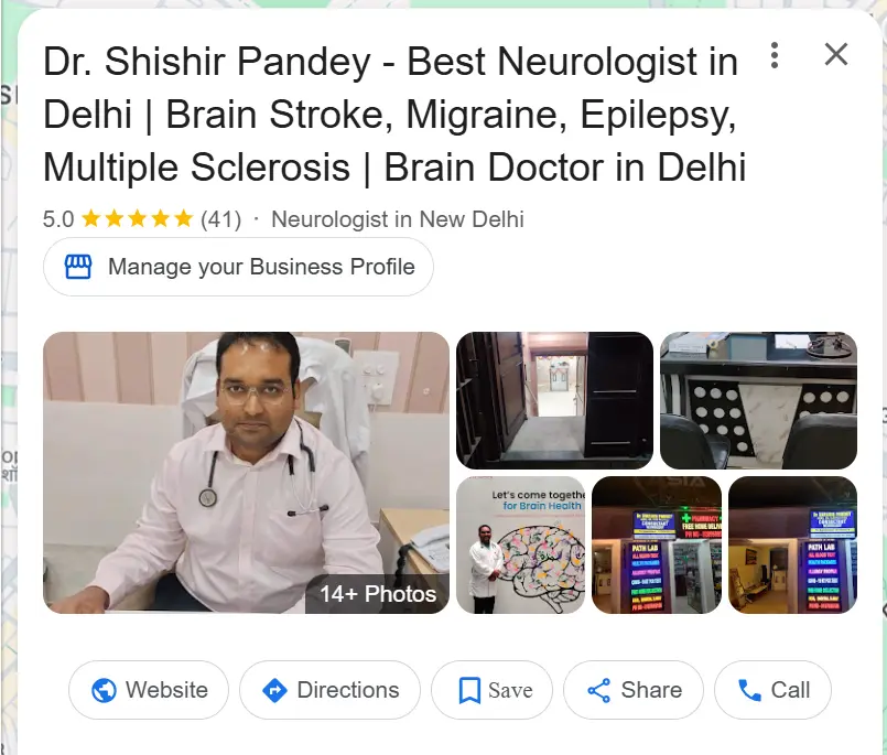 Dr. Shishir Pandey - Neurologist in Delhi-Brain Stroke, Migraine Treatment