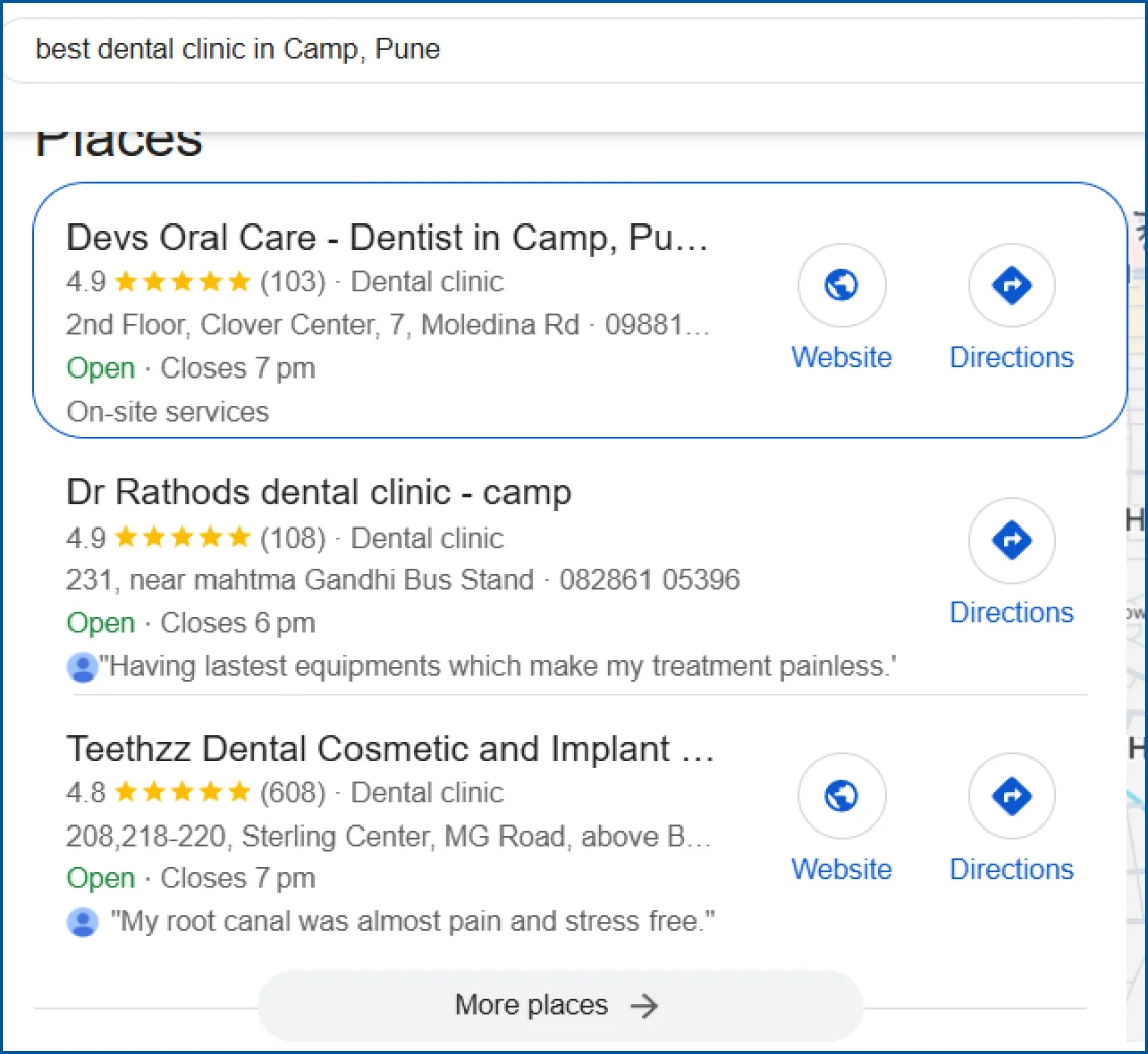 best dental clinic camp pune devs oral care