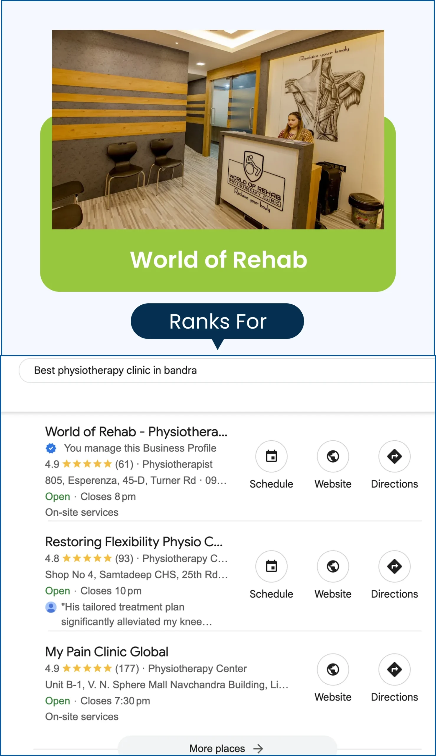 best physiotherapy clinic bandra world of rehab ranking 1