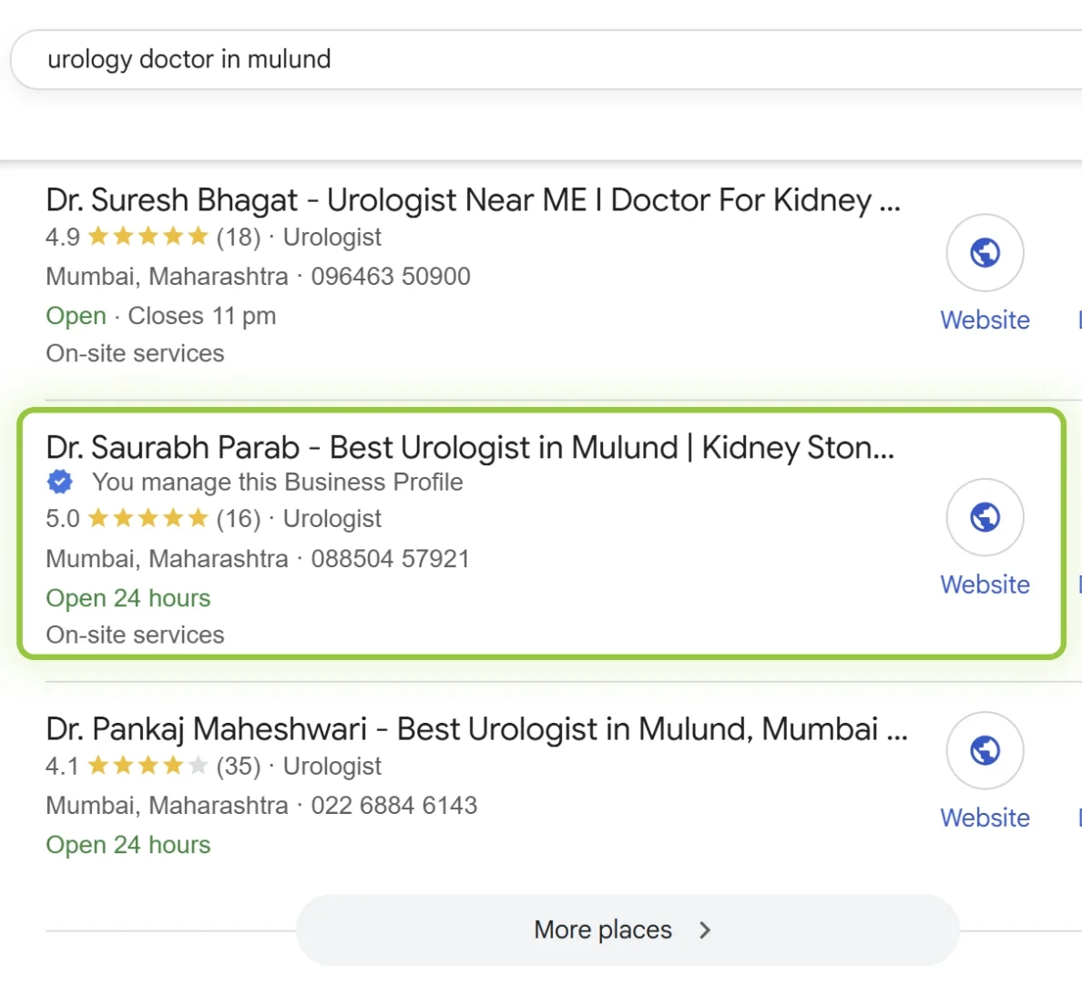 best urologist in mulund dr saurabh parab ranking