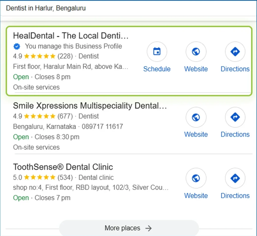 dentist in harlur bengaluru healdental top result