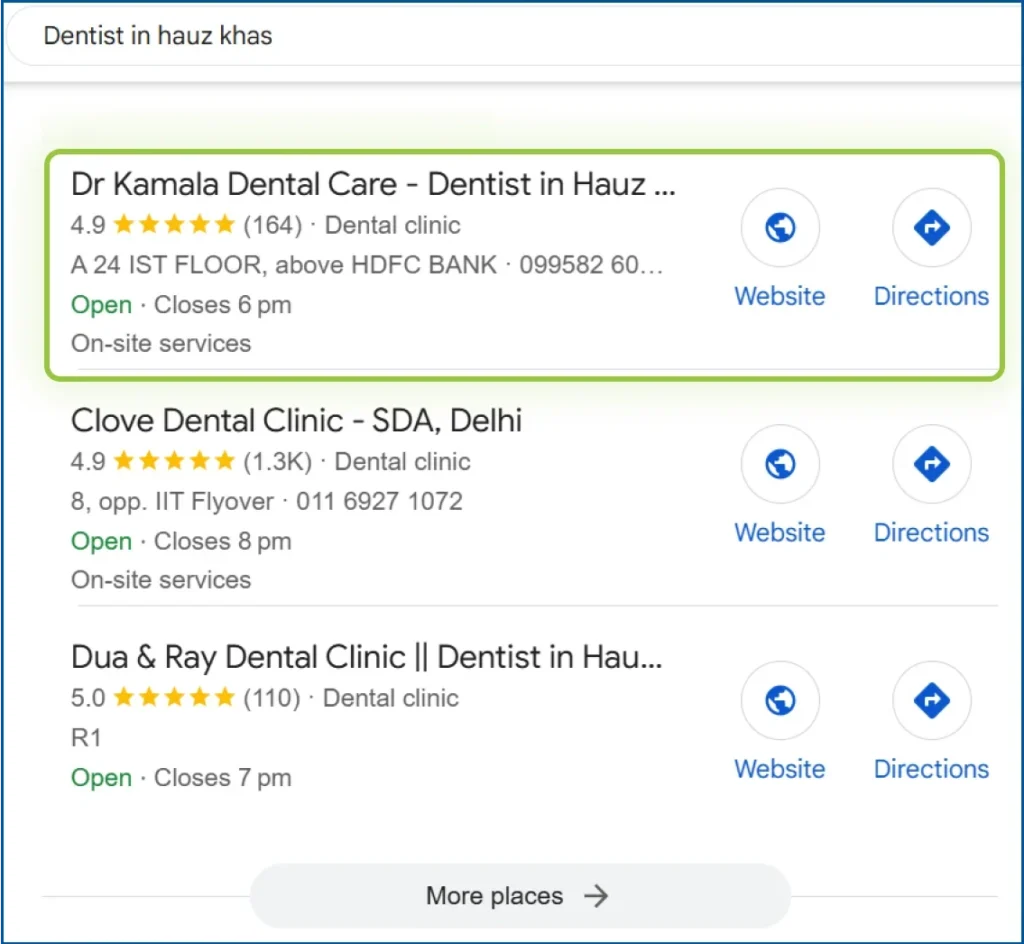 dentist in hauz khas dr kamala dental care