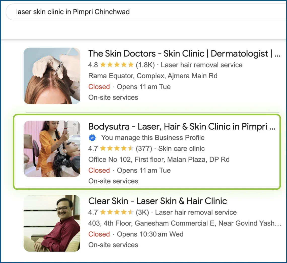 laser skin clinic pimpri chinchwad bodysutra