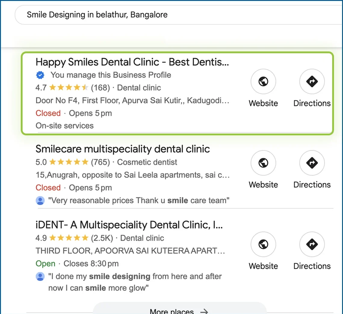 smile designing belathur bangalore happy smiles top result