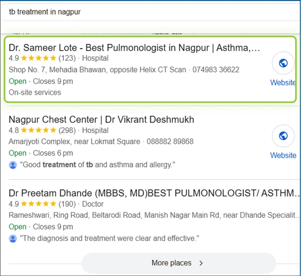 tb treatment nagpur dr sameer lote pulmonologist