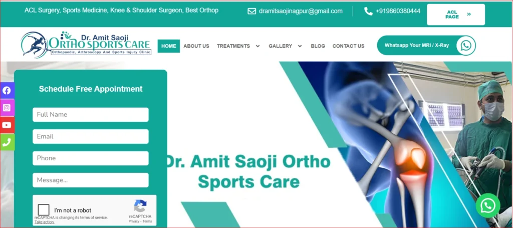 Dr Amit Saoji arthroscopy doctor