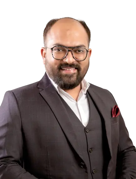 Professional Portrait of Male Doctor in Formal Suit