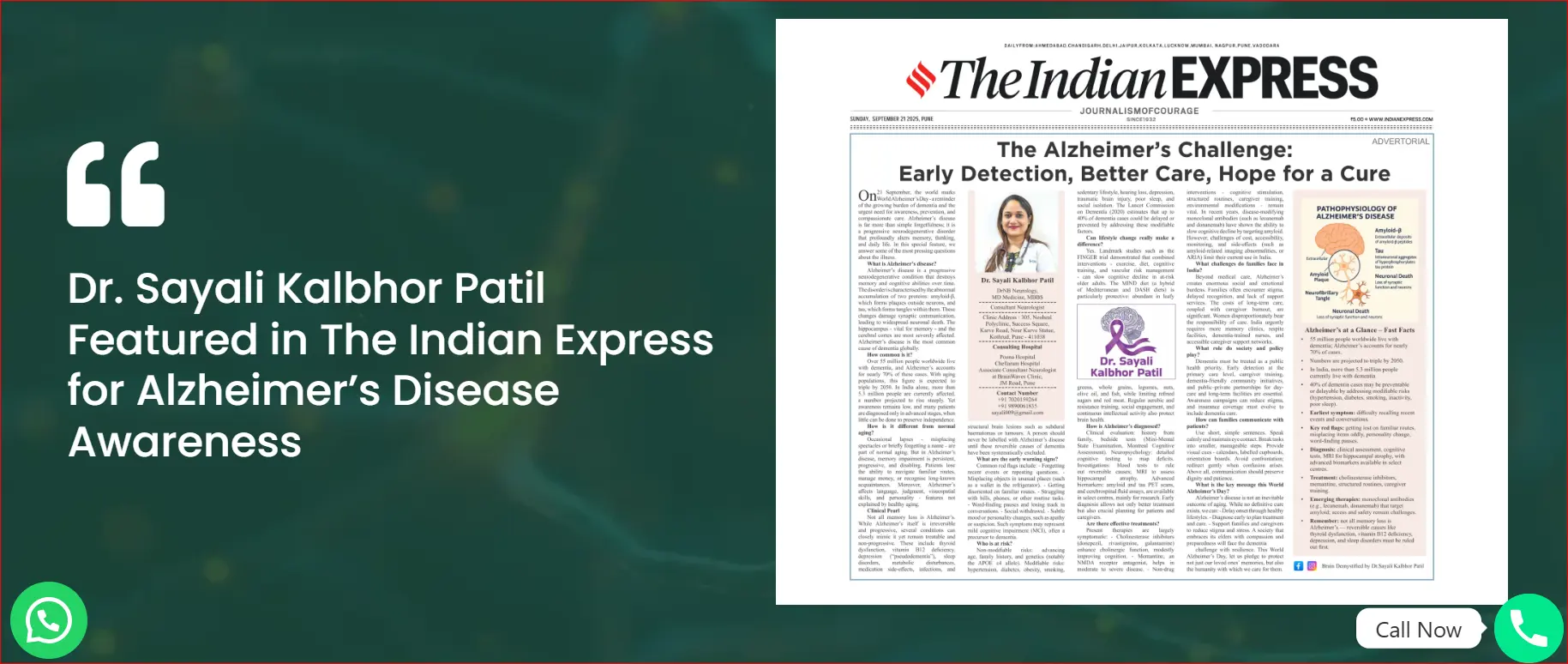 Dr. Sayali Kalbhor Patil's Article on the Indian Express