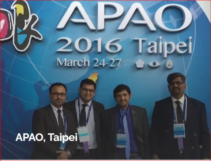 Doctors attending the APAO 2016 ophthalmology conference in Taipei