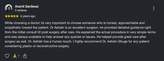 Dr. Ashish Ghuge Review