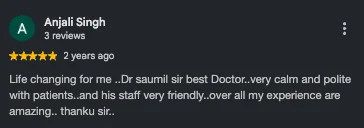 Dr. Saumil Girish Shah Review