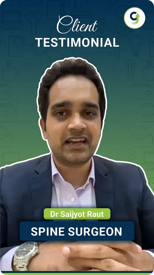 Dr Saijyot Raut, spine surgeon, video testimonial